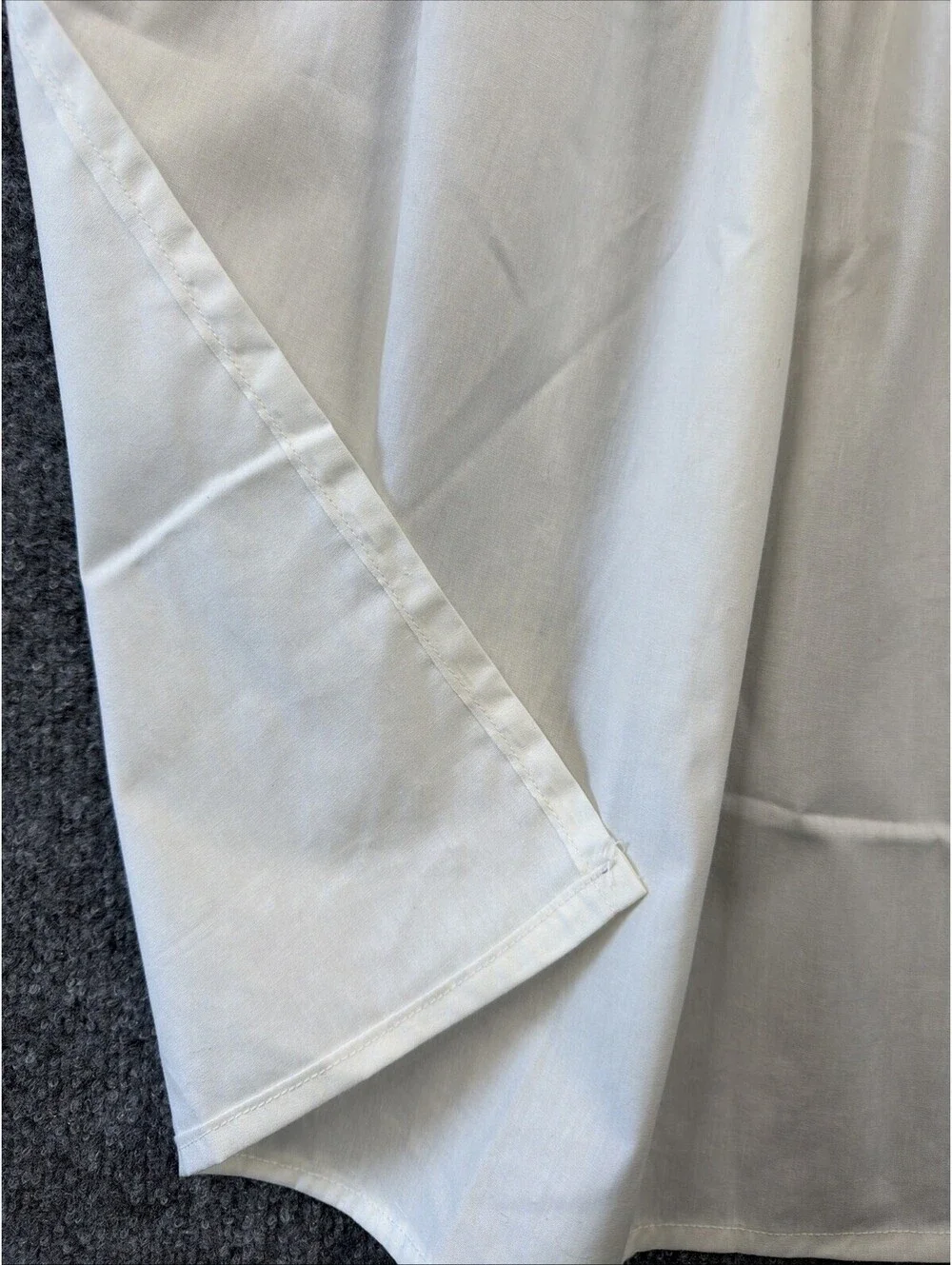 White Cotton Waistline Apron